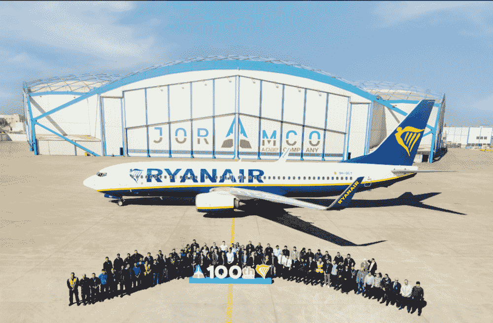 Ryanair extends Joramco Maintenance agreement to 10 lines Globalindianews24